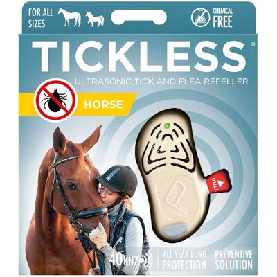 Holland Animal Care Tickless Horse Beige - Répulsif ultrasonique pour chevaux - Publicité Holland Animal Care Tickless Horse Beige - Répulsif ultrasonique pour chevaux - Publicité