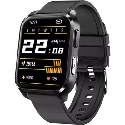 Smartwatch Bluetooth SantiFit Uni 30 - Negru - Curea din silicon Smartwatch Bluetooth SantiFit Uni 30 - Negru - Curea din silicon
