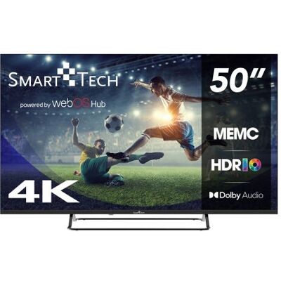 Smart Tech 50UW02V TV Intelligent 50 pouces 4K Ultra HD Wi-Fi Noir - Publicité Smart Tech 50UW02V TV Intelligent 50 pouces 4K Ultra HD Wi-Fi Noir - Publicité