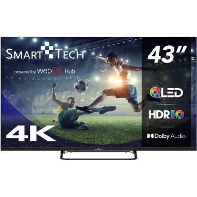 Smart Tech TV 43QW02V 4K UHD - Smart TV - Publicité Smart Tech TV 43QW02V 4K UHD - Smart TV - Publicité