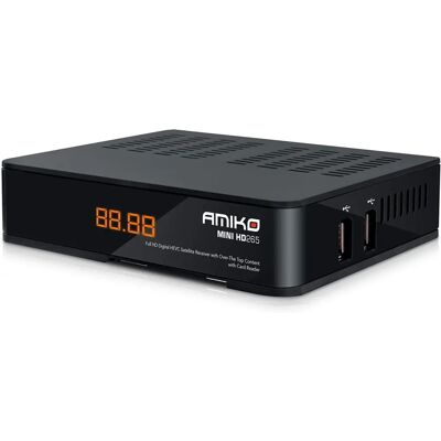 Receptor de Satélite Amiko Mini HD-265 - H.265/HEVC, Full HD Receptor de Satélite Amiko Mini HD-265 - H.265/HEVC, Full HD