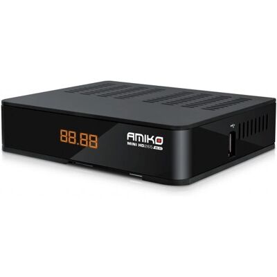 Receptor Satélite Wi-Fi AMIKO Mini HD265 - Full HD, Conax, H.265 Receptor Satélite Wi-Fi AMIKO Mini HD265 - Full HD, Conax, H.265