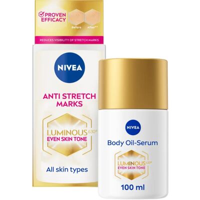 NIVEA Luminous630 Body Oil Serum Anti Stretch Marks - Skincare NIVEA Luminous630 Body Oil Serum Anti Stretch Marks - Skincare
