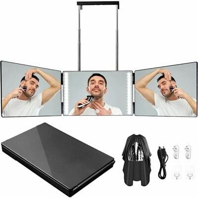 Generic - 360LED - 360° LED - 3-vejs - Makeupspejl Generic - 360LED - 360° LED - 3-vejs - Makeupspejl