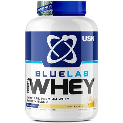 USN Blue Lab Whey Protéine Vanille - Croissance musculaire & Récupération - 2KG - Publicité USN Blue Lab Whey Protéine Vanille - Croissance musculaire & Récupération - 2KG - Publicité