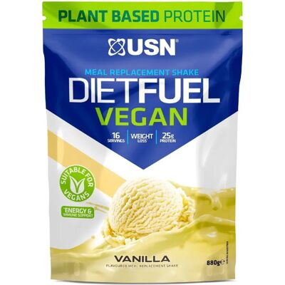 USN Diet Fuel Vegan 880g - vanilka - Veganský proteinový shake USN Diet Fuel Vegan 880g - vanilka - Veganský proteinový shake