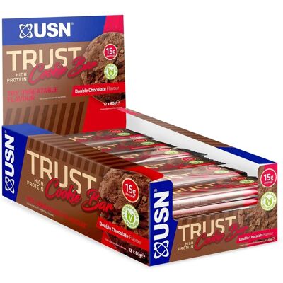 USN Trust Cookie Bar - Triple Chocolate Protein Bar - High Protein Snack USN Trust Cookie Bar - Triple Chocolate Protein Bar - High Protein Snack