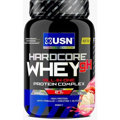 USN Whey Hardcore gH 2000 g Příchuť: jahoda - Proteinový prášek USN Whey Hardcore gH 2000 g Příchuť: jahoda - Proteinový prášek