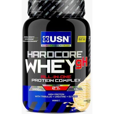 USN Hardcore Whey gH 908 g - Vanilka - Proteinový prášek USN Hardcore Whey gH 908 g - Vanilka - Proteinový prášek
