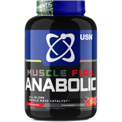 USN Muscle Fuel Strawberry Protein Shake - Protein Powder USN Muscle Fuel Strawberry Protein Shake - Protein Powder