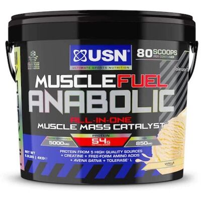 USN Brand Muscle Fuel Anabolic 4kg Vanilla - Protein Supplement USN Brand Muscle Fuel Anabolic 4kg Vanilla - Protein Supplement