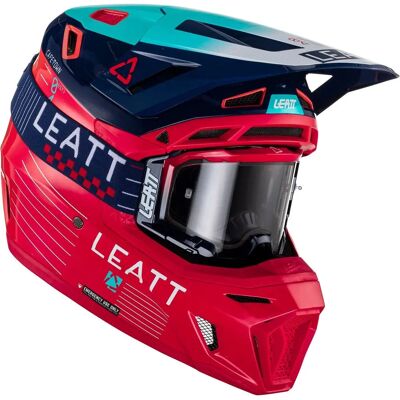 Leatt 8.5 Royal Motocross-Helm - Rot Blau - 2XL - Unisex Leatt 8.5 Royal Motocross-Helm - Rot Blau - 2XL - Unisex