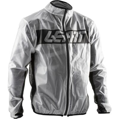 Leatt Modèle Blanc Couverture Race Imperméable - Veste de Pluie - Publicité Leatt Modèle Blanc Couverture Race Imperméable - Veste de Pluie - Publicité