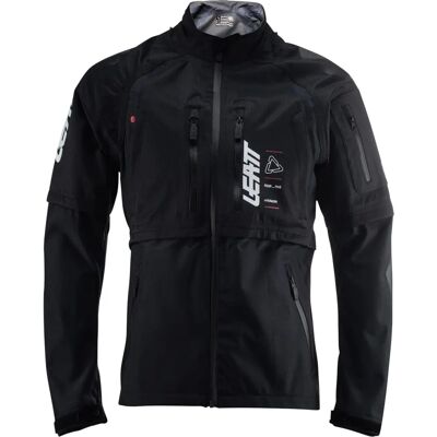 Veste Leatt Noire 4.5 HydraDri - Équipement Motocross Imperméable - Publicité Veste Leatt Noire 4.5 HydraDri - Équipement Motocross Imperméable - Publicité