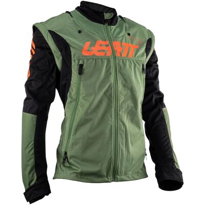 Leatt 4.5 Lite Vattentät Motocrossjacka - Svart Grön (S) Leatt 4.5 Lite Vattentät Motocrossjacka - Svart Grön (S)