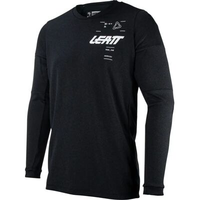 Leatt 4.5 Windblock Maillot de motocross - Noir - S - Publicité Leatt 4.5 Windblock Maillot de motocross - Noir - S - Publicité