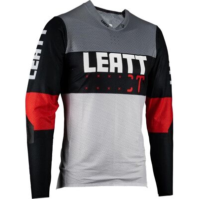 Leatt Titanium Gravity 4.0 Jersey - Men - Race Fit - Lightweight Leatt Titanium Gravity 4.0 Jersey - Men - Race Fit - Lightweight