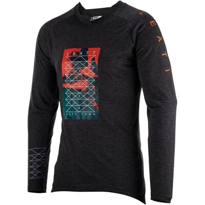 Leatt Maillot MTB Gravity 2.0 Homme Noir L - Jersey Leatt Maillot MTB Gravity 2.0 Homme Noir L - Jersey