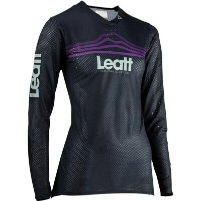 Leatt Women's MTB Gravity 4.0 Jersey - Noir - S - Maillot VTT Leatt Women's MTB Gravity 4.0 Jersey - Noir - S - Maillot VTT