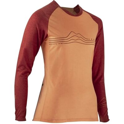 Leatt Maillot MTB All Mountain 3.0 Femme - Orange - Maillot léger pour vélo Leatt Maillot MTB All Mountain 3.0 Femme - Orange - Maillot léger pour vélo