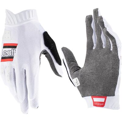 Gants de VTT Leatt 1.0 GripR pour enfants - L Blanc Gants de VTT Leatt 1.0 GripR pour enfants - L Blanc