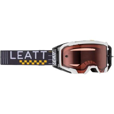 Lunettes de Motocross Leatt Velocity 5.5 Light - Gris Blanc - Unisexe Lunettes de Motocross Leatt Velocity 5.5 Light - Gris Blanc - Unisexe