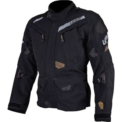 Chaqueta textil impermeable Leatt ADV DriTour 7.5 - Negro Gris (M) Chaqueta textil impermeable Leatt ADV DriTour 7.5 - Negro Gris (M)