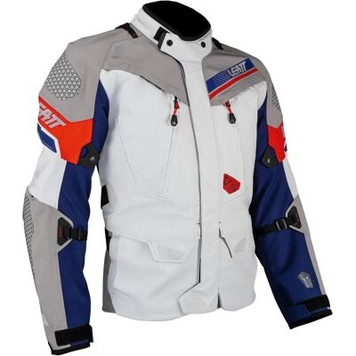 Giacca tessile impermeabile Leatt DriTour 7.5 - Grigio Rosso Blu - L Giacca tessile impermeabile Leatt DriTour 7.5 - Grigio Rosso Blu - L