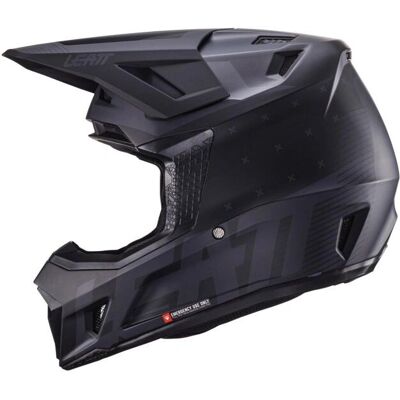 Leatt 7.5 V24 Streifen Motocross-Helm - Schwarz Grau - 2XL Leatt 7.5 V24 Streifen Motocross-Helm - Schwarz Grau - 2XL