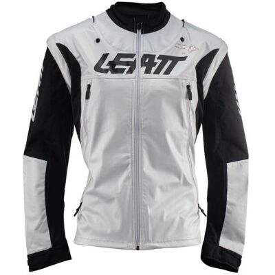 Chaqueta de motocross impermeable Leatt 4.5 Lite negro/gris/rojo Chaqueta de motocross impermeable Leatt 4.5 Lite negro/gris/rojo