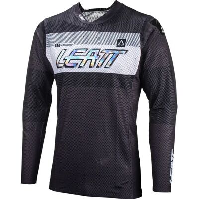 Leatt Ultraweld 2024 Motocross-Paita - Schwarz Grau Weiss - M - Motocross-Jersey Leatt Ultraweld 2024 Motocross-Paita - Schwarz Grau Weiss - M - Motocross-Jersey