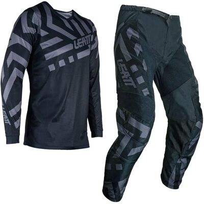 Leatt Ensemble Jeunesse 3.5 Stealth - Équipement de Motocross - Publicité Leatt Ensemble Jeunesse 3.5 Stealth - Équipement de Motocross - Publicité