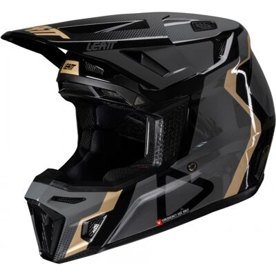 Leatt Moto 8.5 Helm Schwarz mit Velocity 6.5 Brille - Helm Leatt Moto 8.5 Helm Schwarz mit Velocity 6.5 Brille - Helm