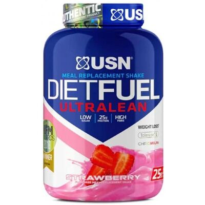 USN Diet Fuel Ultralean 1kg Strawberry - Meal Replacement Shake USN Diet Fuel Ultralean 1kg Strawberry - Meal Replacement Shake
