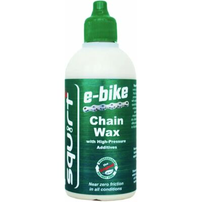 Lubrifiant de Chaîne E-Bike Squirt - 120ml - Blanc - Huile pour Vélo - Publicité Lubrifiant de Chaîne E-Bike Squirt - 120ml - Blanc - Huile pour Vélo - Publicité