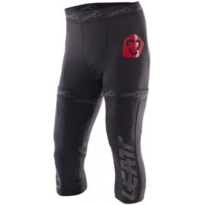 Shorts de genou Leatt - Noir Rouge - Genouillère - Publicité Shorts de genou Leatt - Noir Rouge - Genouillère - Publicité
