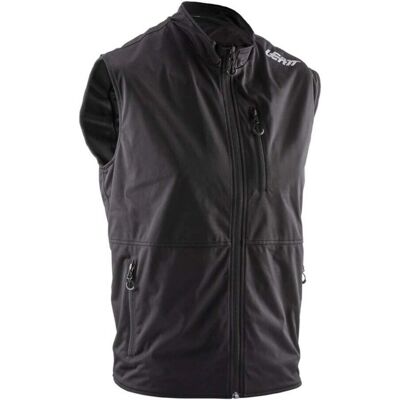 Gilet softshell noir M pour vélo - Leatt - Publicité Gilet softshell noir M pour vélo - Leatt - Publicité