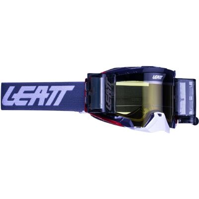 Leatt Velocity 5.5 Roll-Off Motocross Goggles - Grey - Impact-Resistant Leatt Velocity 5.5 Roll-Off Motocross Goggles - Grey - Impact-Resistant