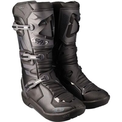 Bottes de Motocross Leatt 3.5 - Unisexe Noir Gris - Publicité Bottes de Motocross Leatt 3.5 - Unisexe Noir Gris - Publicité