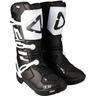 Bottes de Motocross Leatt 3.5 - Unisex, Noir Blanc, Taille 45-46 - Publicité Bottes de Motocross Leatt 3.5 - Unisex, Noir Blanc, Taille 45-46 - Publicité