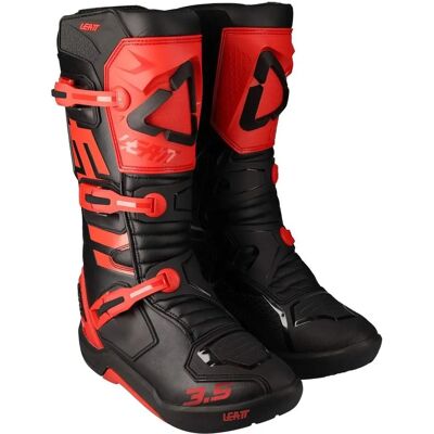 Bottes de Motocross Leatt 3.5 - Unisex Noir Rouge Taille 45 46 - Publicité Bottes de Motocross Leatt 3.5 - Unisex Noir Rouge Taille 45 46 - Publicité