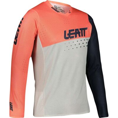 Leatt MTB Gravity 4.0 Kinder Fahrradtrikot - Weiß Orange Leatt MTB Gravity 4.0 Kinder Fahrradtrikot - Weiß Orange