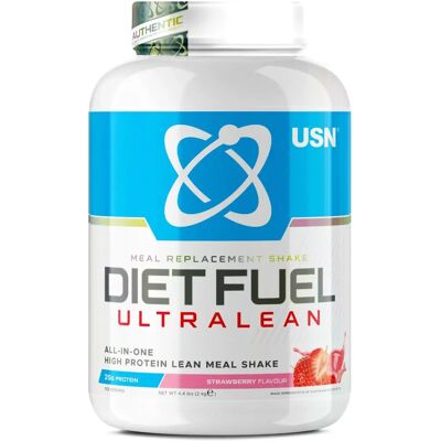 USN Diet Fuel Ultralean Strawberry 2kg - Meal Replacement Shake USN Diet Fuel Ultralean Strawberry 2kg - Meal Replacement Shake