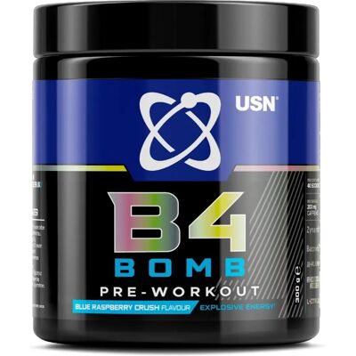USN B4 Bomb Blue Raspberry - Pre-Workout Supplement USN B4 Bomb Blue Raspberry - Pre-Workout Supplement