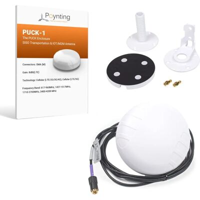 Poynting Puck Antenne - 6dBi LTE 698-3800MHz IP68 Marine/Auto Poynting Puck Antenne - 6dBi LTE 698-3800MHz IP68 Marine/Auto