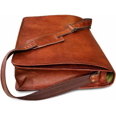 Bodysocks - Sac messager cuir - 17x12x4.5 - Cuir de chèvre - Messenger Bag - Publicité Bodysocks - Sac messager cuir - 17x12x4.5 - Cuir de chèvre - Messenger Bag - Publicité