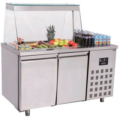 Conteneur alimentaire Combisteel 7489.515 - 2 portes, 3x1/1GN, 1400x700x850 mm - Publicité Conteneur alimentaire Combisteel 7489.515 - 2 portes, 3x1/1GN, 1400x700x850 mm - Publicité