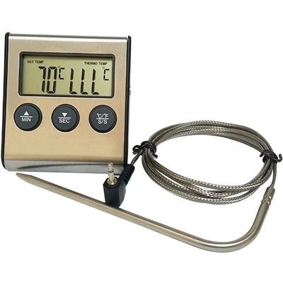 Thermomètre alimentaire Combisteel 7521.0035 - Magnétique, sonde 120cm - Publicité Thermomètre alimentaire Combisteel 7521.0035 - Magnétique, sonde 120cm - Publicité