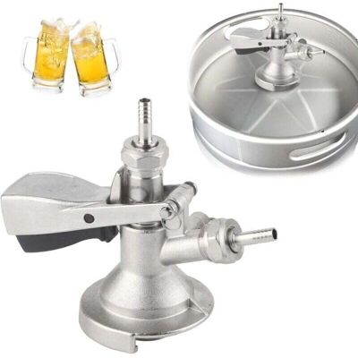 SNQ - A-type - Stainless - 55 psi relief - Keg Coupler SNQ - A-type - Stainless - 55 psi relief - Keg Coupler