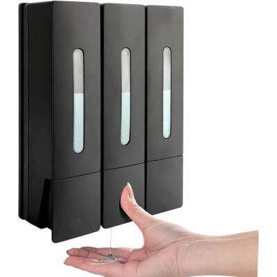 SNQ - 3x400ml - No-Drill - Soap Dispenser Set SNQ - 3x400ml - No-Drill - Soap Dispenser Set